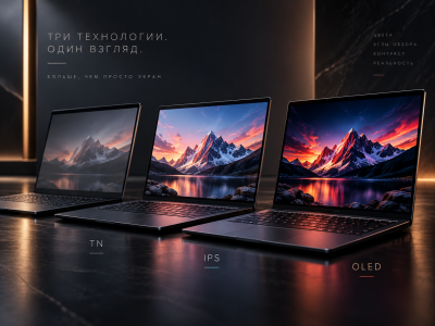 На что смотрим? Гид по типам матриц ноутбуков (TN, IPS, OLED)