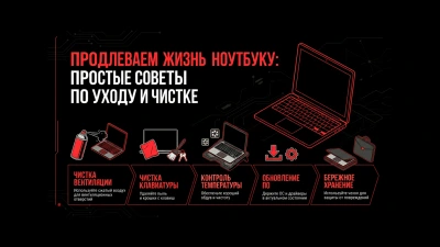 Продлеваем жизнь ноутбуку: простые советы по уходу и чистке